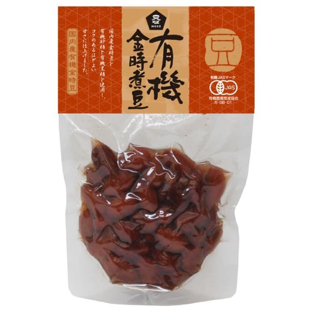 有機金時煮豆 〈125g〉画像