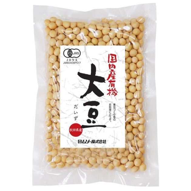 国内産有機・大豆画像