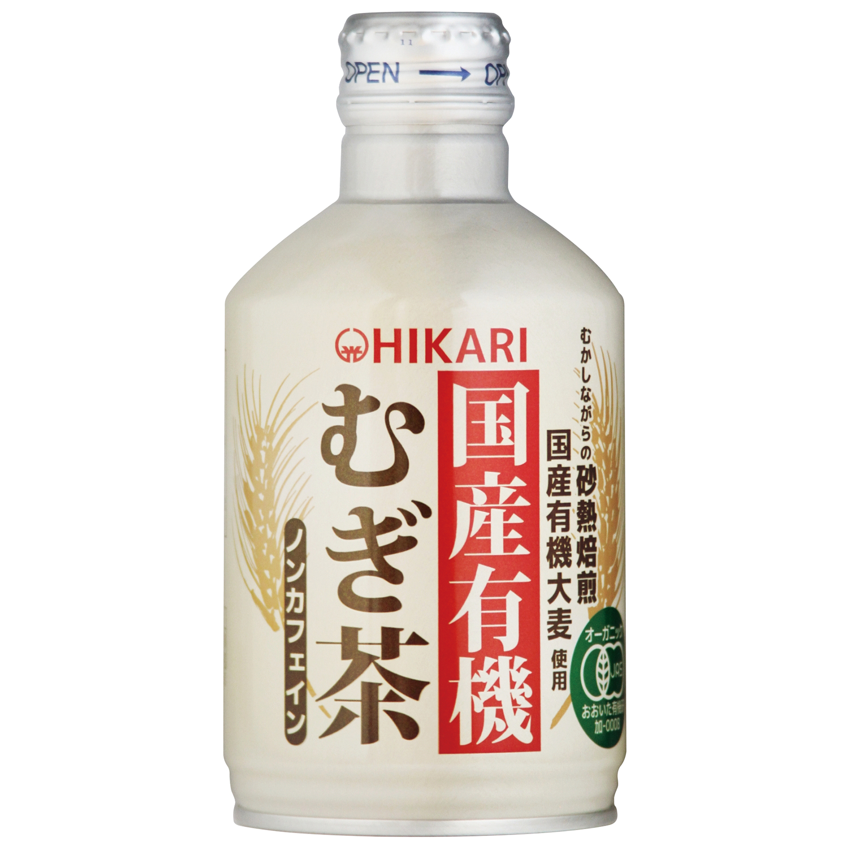 (ヒカリ)国産有機むぎ茶 275g画像