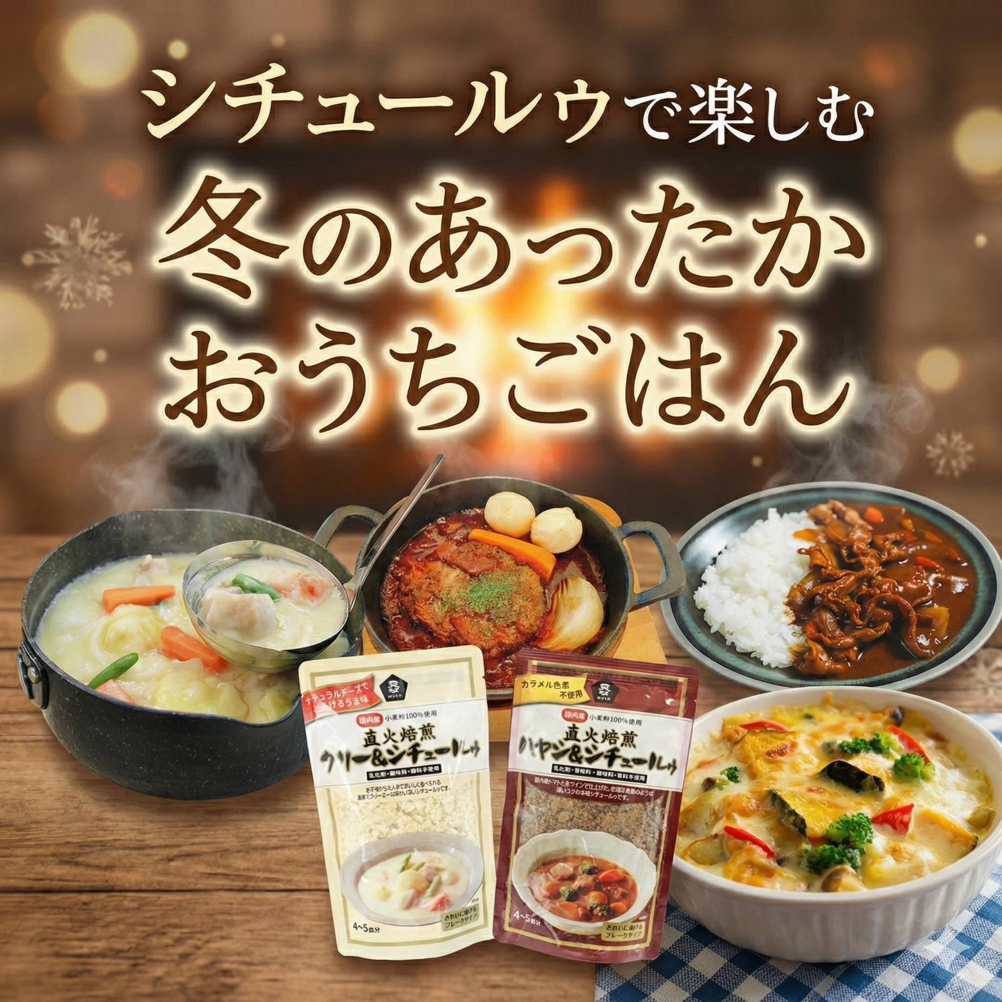 シチュールゥで楽しむ 冬のあったか…