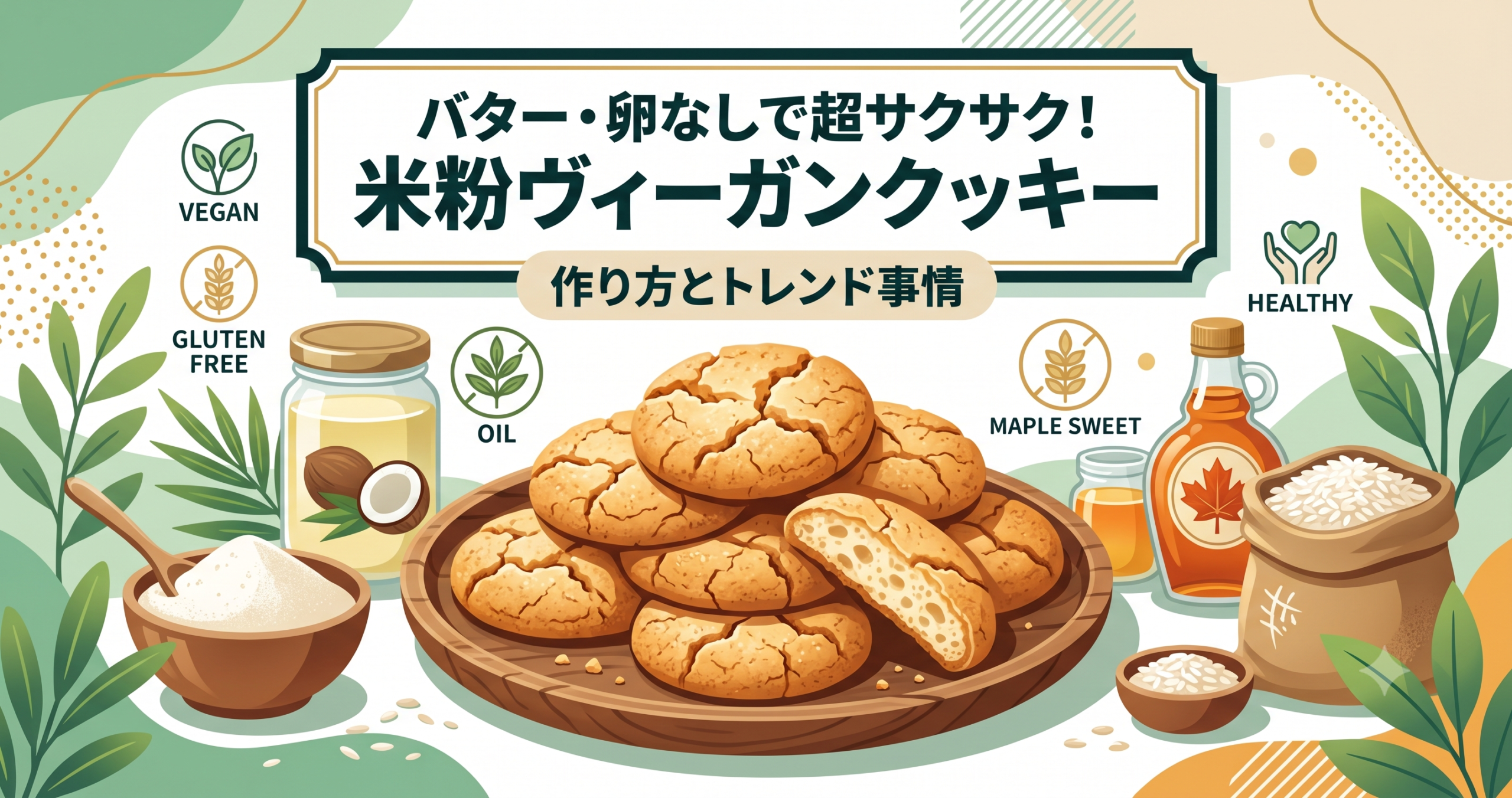 バター・卵不使用!サクサク米粉ヴィ…